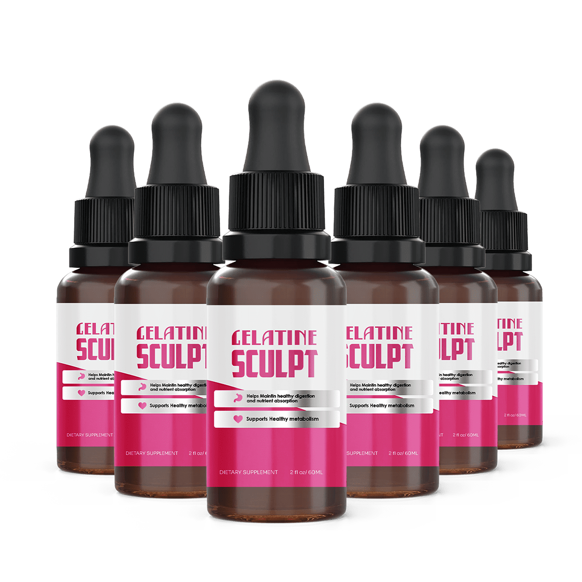 Gelatine Sculpt 6 Bottles